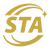 Gold 'STA' logo on a white background