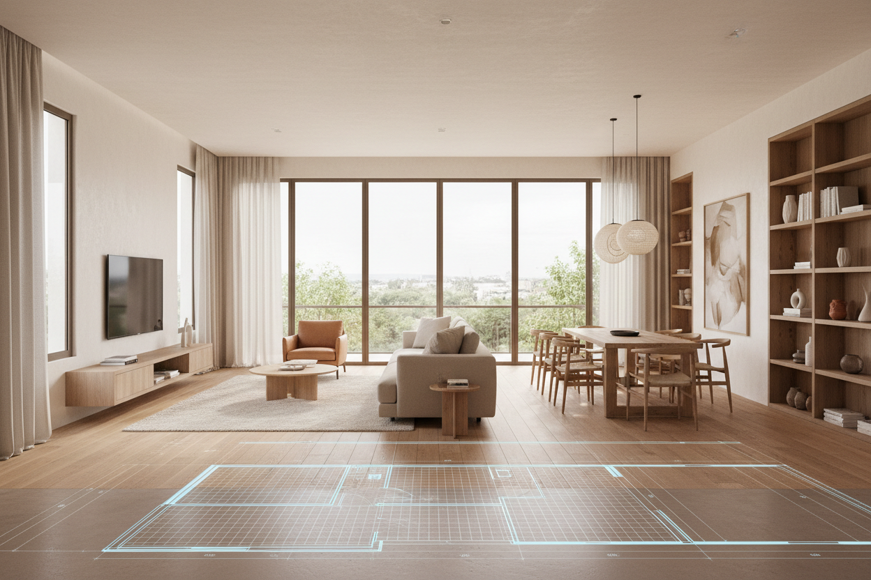 3D Rendering & Mockups
Visualizing the experience before construction. light brown color