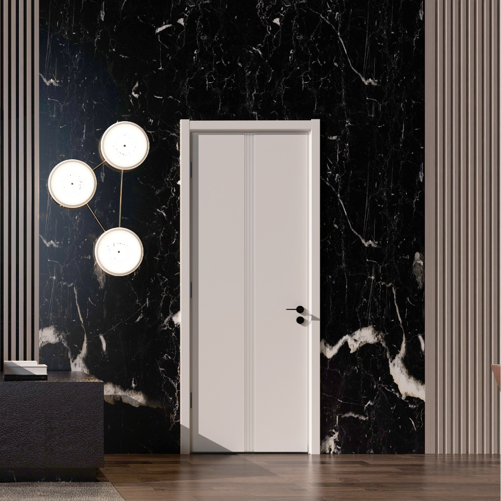 Modern living room with a gray sofa, abstract wall art, and decorative lighting.