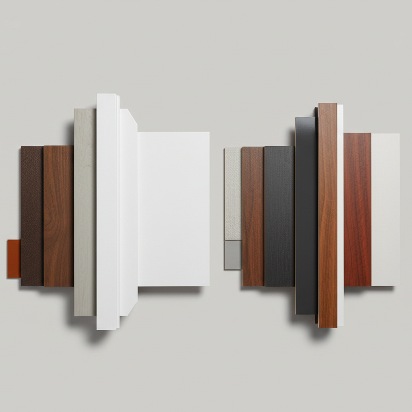 Customize Material & Finish
Choose casing materials that coordinate with
doors and wall panels.
Paint-grade MDF or solid wood
Wood veneer or laminate wraps
Same color as door leaf if required
Contrast color for design emphasis
Factory-finished or site-painted