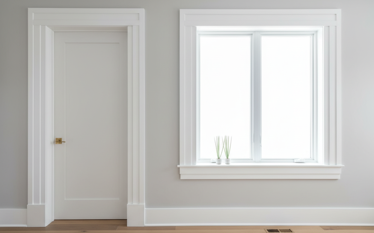 Doorand window Casing
Pre-designed casing sets that align doors, windows, and wall finishes for a
clean,consistent interior look，no texts